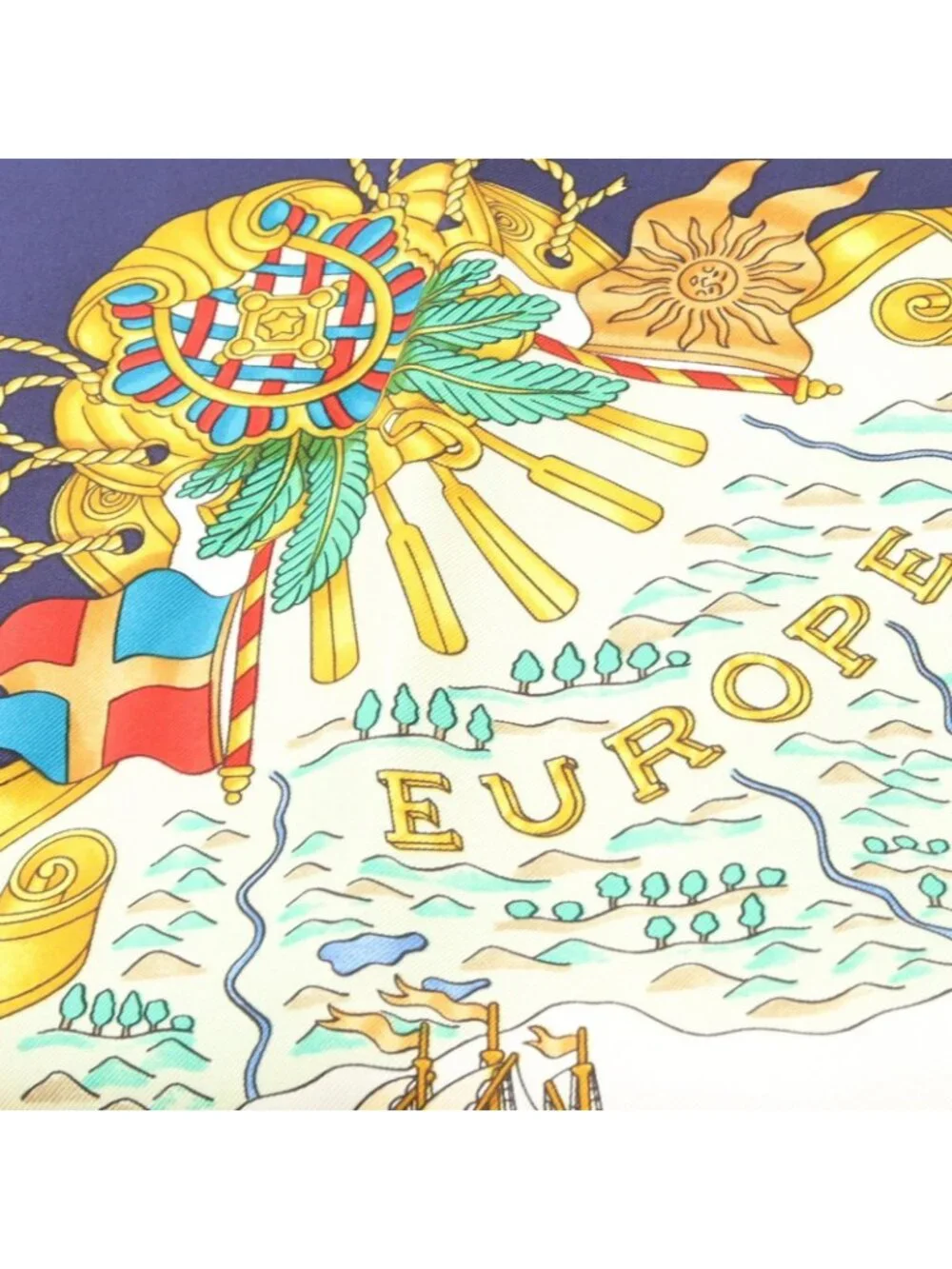 Hermes Scarf Carre 90 Voiles de Lumiere Silk